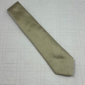 Oxxford Clothes Mens Gold Purple Geometric Diamond Silk Tie Handmade USA